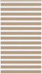 vidaXL - Zebra - Blind - 130x230 - cm - stofbreedte - 125,9 - cm - polyester - zandbruin