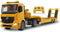 1:20 Jamara 405107 RC Vrachtwagen Mercedes-Benz Arocs met Platte Trailer RC Model Kant en Klaar