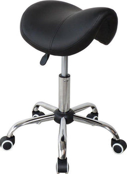 VDD Zadelkruk - Ergonomisch - Verstelbaar 50-63 cm - Zwart