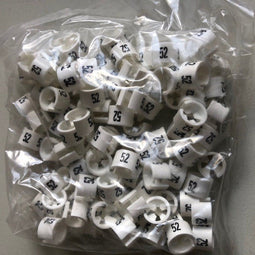 Minimarker wit/zwart 52 100st