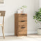 vidaXL - Dressoir - 30x30x70 - cm - bewerkt - hout - artisanaal - eikenkleur