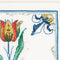Thea Gouverneur - Borduurpakket met telpatroon - 485A - Voorgesorteerde DMC Garens - Delfts Blauwe Tegels Bloemen - Aida - 28 cm x 28 cm - DIY Kit