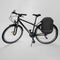 Dubbele fietstas en rugzak 2-in-1 30 l zwart
