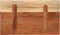 vidaXL - Tafelblad - rechthoekig - 50x30x2,5 - cm - massief - acaciahout