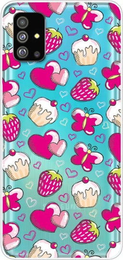 Softcase hoes - Geschikt voor Samsung Galaxy S20 Plus / S20+ - Hartjes