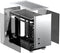 Jonsbo A4 - Mini-ITX Behuizing - Aluminium met Gehard Glas - Zilver