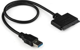 StarTech USB 3.0 naar SATA III - Harde schijf adapterkabel - UASP ondersteuning - Zwart