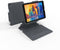 ZAGG Pro Keys - Bluetooth toetsenbord bookcase - met standaard en stylus houder - grijs