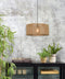 GOOD&MOJO Hanglamp Iguazu - Jute - Recht - Ø50cm - Scandinavisch,Bohemian - Hanglampen Eetkamer, Slaapkamer, Woonkamer