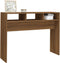 vidaXL - Wandtafel - 105x30x80 - cm - bewerkt - hout - bruin - eikenkleur