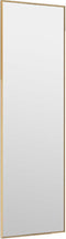 vidaXL - Deurspiegel - 30x100 - cm - glas - en - aluminium - goudkleurig
