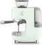 Smeg EGF03PGEU - Espressomachine met bonenmaler - 19 bar druk - Watergroen