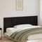 vidaXL - Bed - Hoofdbord - Zwart - Eiken - 200x1,5x80 - cm - Engineered - Hout