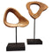 Decoratieve figuren Home ESPRIT Bruin Zwart Modern 20 x 9 x 34 cm