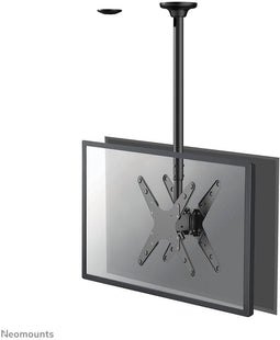Neomounts FPMA-C340DBLACK - Plafondsteun - Full motion voor 2 schermen tot 75" - Zwart