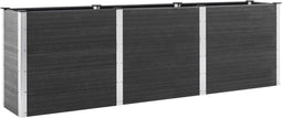 vidaXL - Plantenbak - verhoogd - 300x100x91 - cm - HKC - grijs