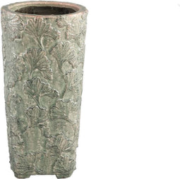 PTMD Serino Bloempot - H38 x Ø19 cm - Keramiek - Grijs