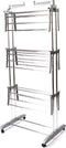 Bathroom Solutions Wasrek-droogrek - zwart-wit - 80 x 57 x 165 cm