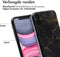 iMoshion Hoesje Geschikt voor iPhone 11 Hoesje Siliconen - iMoshion Design hoesje - Meerkleurig / Black Marble