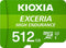 Kioxia Exceria - microSDXC 512GB - Klasse 10 UHS-I Class 3 (U3) V30 100 MB/s A1 - Groen