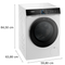 Siemens WG56B2A7NL - Wasmachine - Intelligent Dosing - SpeedPerfect - Smart bediening