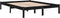 vidaXL - Bedframe - massief - grenenhout - zwart - 160x200 - cm