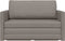 vidaXL - Hoekbankbed - 2-in-1 - Taupe - 124x71x78 - cm - Stof