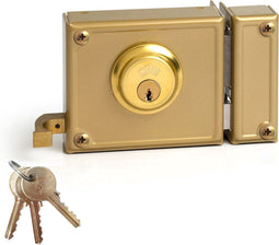 JIS 12-10d - Oplegslot - Rechts - 100 mm - Goud
