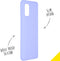 Accezz Samsung Galaxy A41 - Liquid Silicone Backcover - Schokabsorberend - Paars