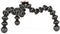 JOBY GorillaPod 1K - Mini-tripod - Flexibele poten 1 kg draagvermogen - Zwart