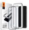 Spigen Glas tR ALM FC (2 Pack) + Frame screenprotector geschikt voor iPhone 12 Pro Max - zwart