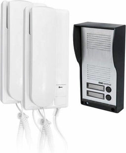 SCS SENTINEL - AudioKit DUO - Bekabelde audio-intercom - 2 audio-handsets - Regelbaar volume - Wit (2 stuks)