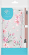 iMoshion Hoesje Geschikt voor Samsung Galaxy S20 Plus Hoesje Met Koord - iMoshion Design Hoesje met Koord - Roze / Transparant / Blossom Watercolor