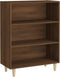 vidaXL - Dressoir - 69,5x32,5x90 - cm - bewerkt - hout - bruin - eikenkleur