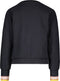 Like Flo Meisjes Trui - Maat 152 - Luxe gestreepte lurex ribjes - Navy