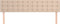 vidaXL - Hoofdborden - 2 - st - 80x5x78/88 - cm - kunstleer - cappuccinokleurig