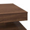vidaXL - Salontafel - 360 - graden - draaibaar - 70x70x34,5 - cm - bruin - eikenkleur