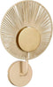 Mica Decorations Wandlamp Helge - 26x12x39 cm - Ijzer - Beige
