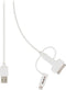 ValueLine VLMP39410W1.00 - Combi-kabel 8-pins Lightning 30-pins Apple Dock Micro USB - Wit