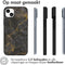 iMoshion Hoesje Geschikt voor iPhone 14 Plus Hoesje Siliconen - iMoshion Design hoesje - Zwart / Black Marble