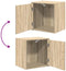 vidaXL - Garagewandkast - sonoma - bewerkt - hout - eikenkleurig