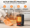 Vulpes Goods® Tech - Ventilatorkachel - 3 Verwarmingsstanden 950W - Zwart