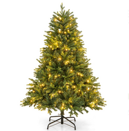 Coast Kunstkerstboom - 150 cm - 250 LED - 11 Lichtstanden - Groen