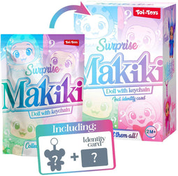Makiki - Sleutelhanger - 15 cm - Multi kleuren