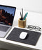 Oakywood Felt & Cork Mouse Pad Anthracite - 28 x 22 cm - Luxe Muismat van Wolvilt & Kurk