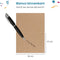 Partizzle® 36x Kraft Luxe Kerstkaarten - Duurzame Wenskaarten - 10x15 cm (36 stuks)
