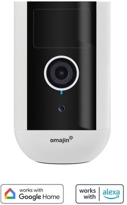 omajin by Netatmo OWC-01-EU - IP-beveiligingscamera - 5 MP Draadloos Wifi Nachtvisie Muur IP65 Zwart Wit