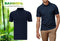 Bamboo Elements - Polo Shirt Heren - Navy Blauw XL - Polo Heren - Korte Mouw - Pique Stof - T Shirt