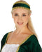 dressforfun - Vrouwenkostuum kasteelprinses XXL - elegante jurk fluweel chiffon - inclusief hoofdband