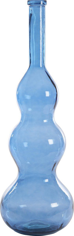 Light&living Vaas Ø33x100 cm VENERIO glas blauw